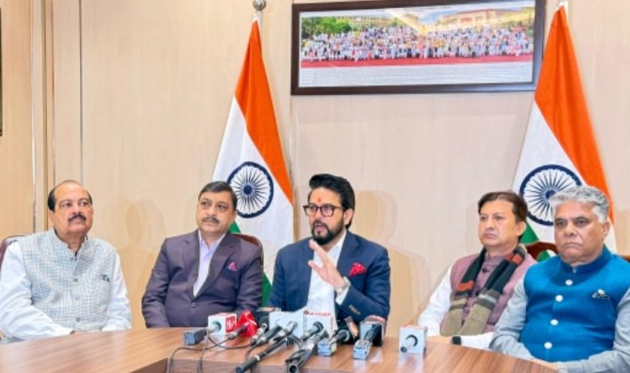 BJPMPsPressConferenceInNewDelhi