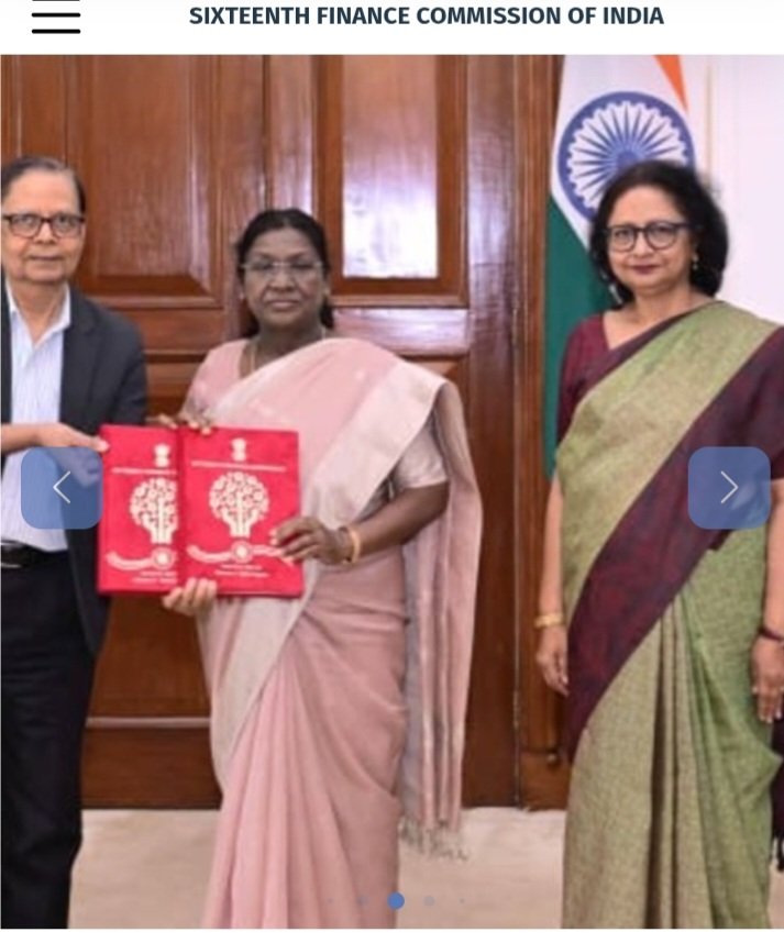 ArvindPanigrihaSubmitsReportToPresident 