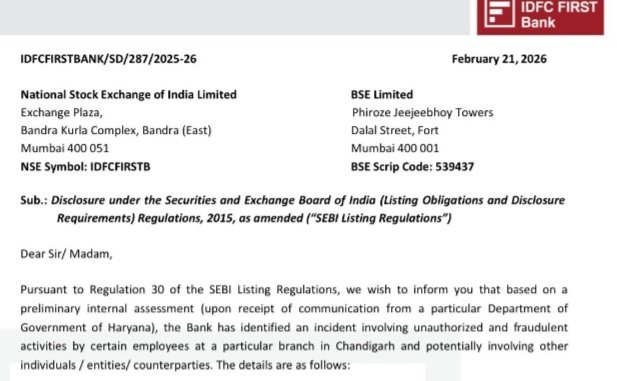 IDFCFirstBankFraudSEBI