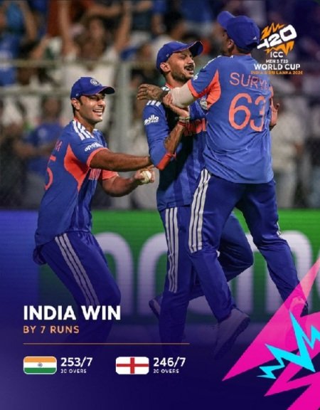 IndiaWinsT20AgainstEngland