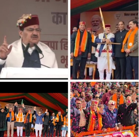 JP NADDA IN SHIMLA 