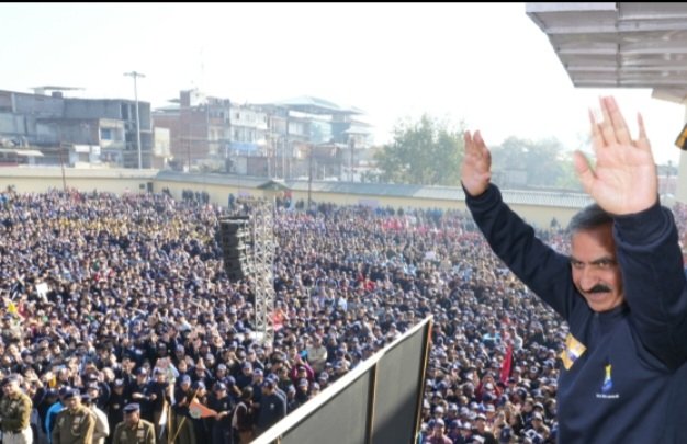 CM at anti-drug rally in Hamirpur 